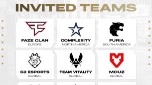 Nove equipes já estão confirmadas para o evento CS2 Esports World Cup