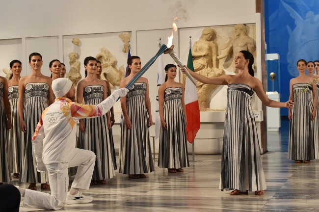 A tocha dos Jogos Olímpicos de Inverno em Milão Cortina 2026 foi acesa