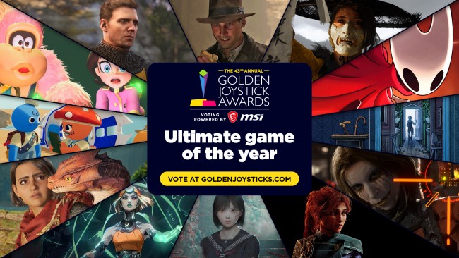 Golden Joysticks 2025: Aqui estão os indicados para o Melhor Jogo do Ano