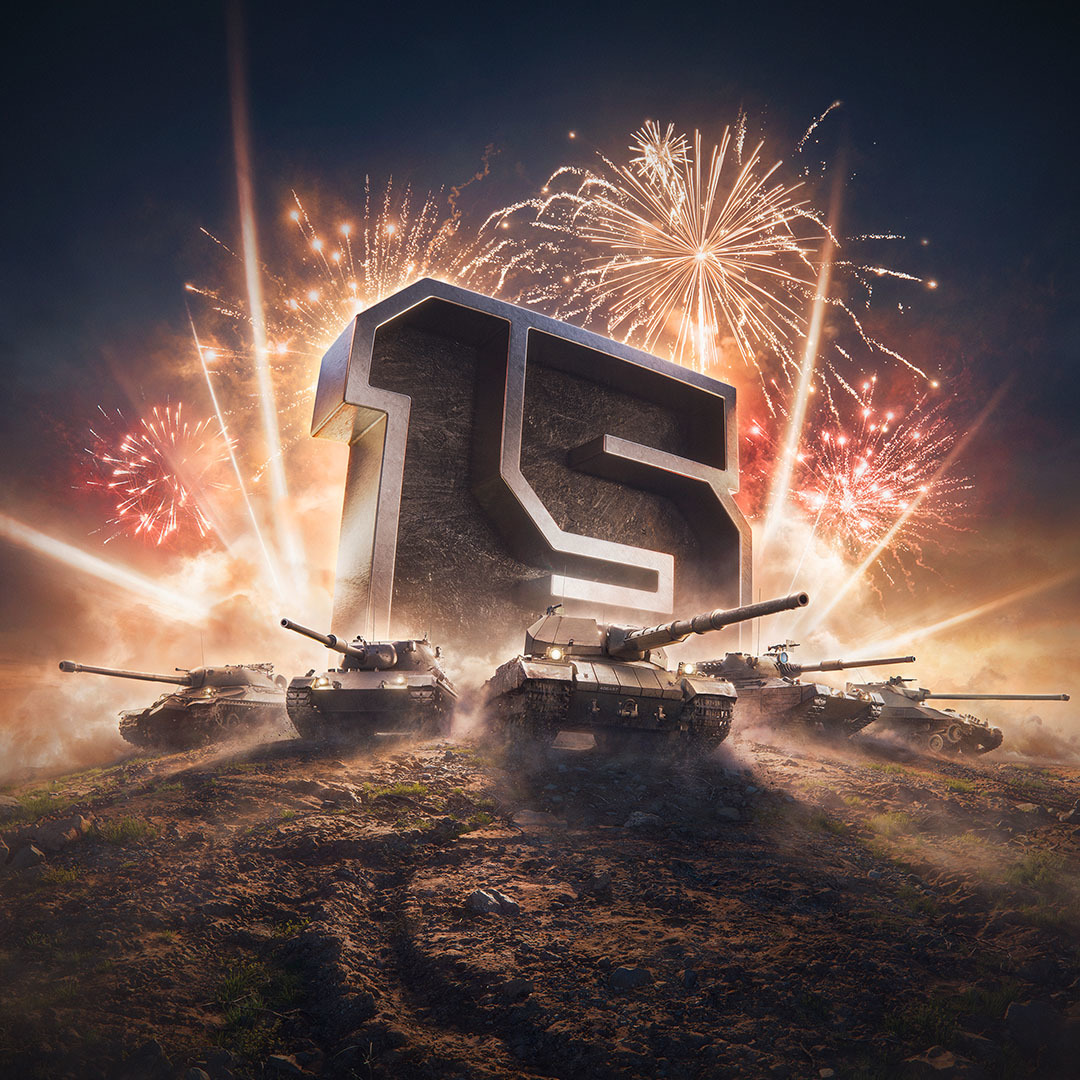 Wargaming marca 15 anos de World of Tanks com evento comemorativo
