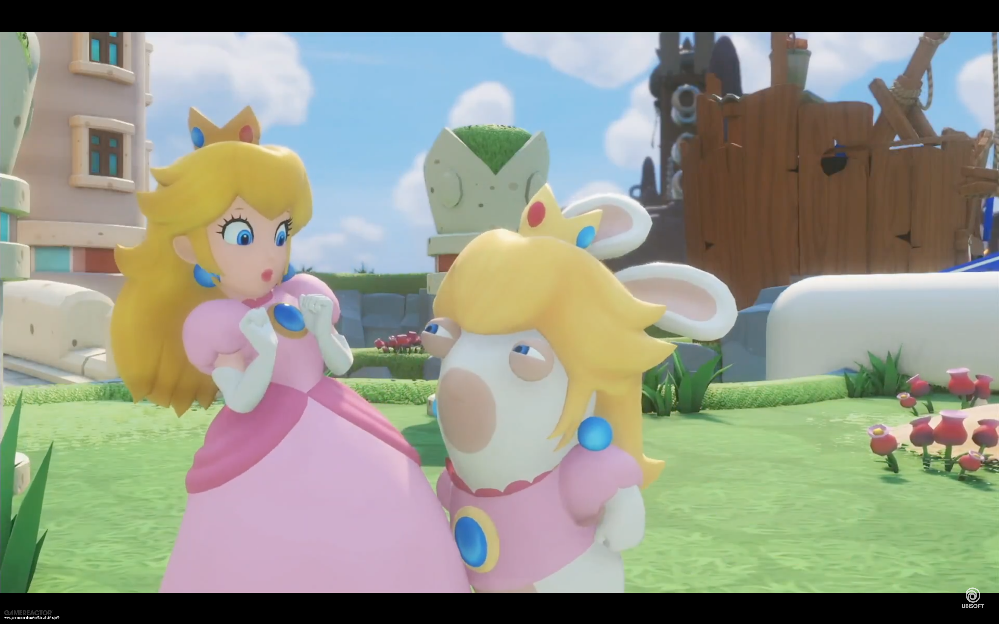 Rabbid Peach em destaque no novo vídeo de Mario + Rabbids Kingdom Battle