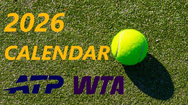 Calendário de tênis em 2026: datas de todos os Grand Slams, ATP e WTA Masters 1000 em 2026