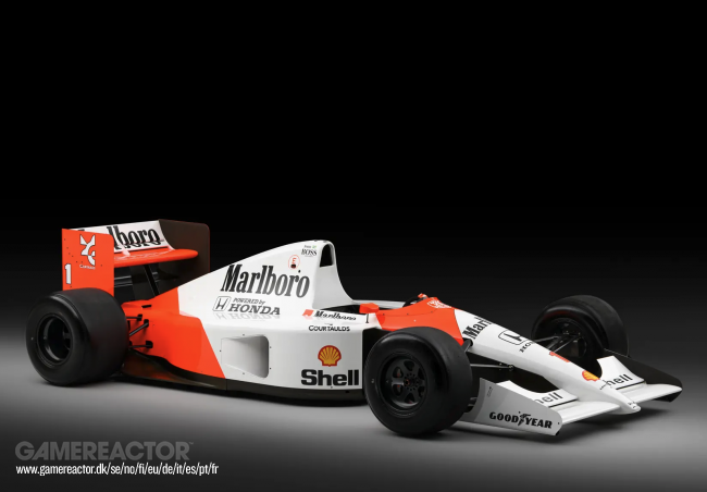 O McLaren MP4/6 de Senna 1991 está à venda