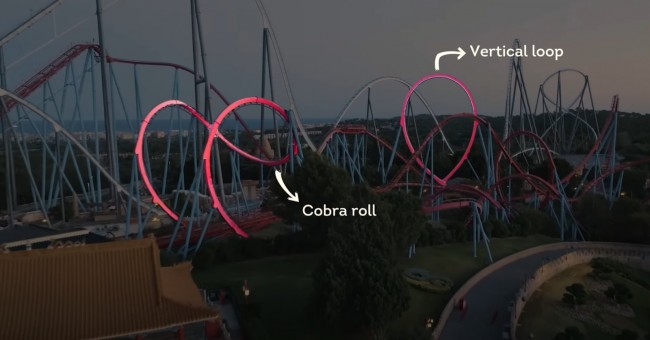 PortAventura na Espanha para reconstruir parcialmente a clássica montanha-russa de 1995 Dragon Khan