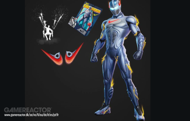 Swoosh-Man, o mascote icônico da Nike dos anos 90, faz uma aparição surpresa em Fortnite 