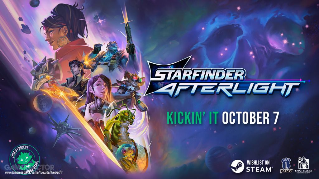 A campanha do Kickstarter para Starfinder: Afterlight, o CRPG baseado no RPG espacial spin-off do Pathfinder, começa em 7 de outubro