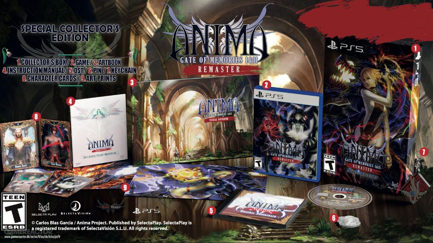Anima Gate of Memories: I&II Remaster será lançado em 7 de novembro