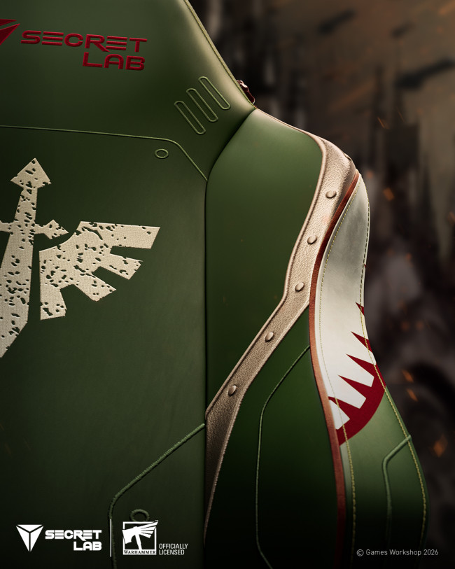 Secretlab revela novos Titan Evo e skins de Warhammer 40.000