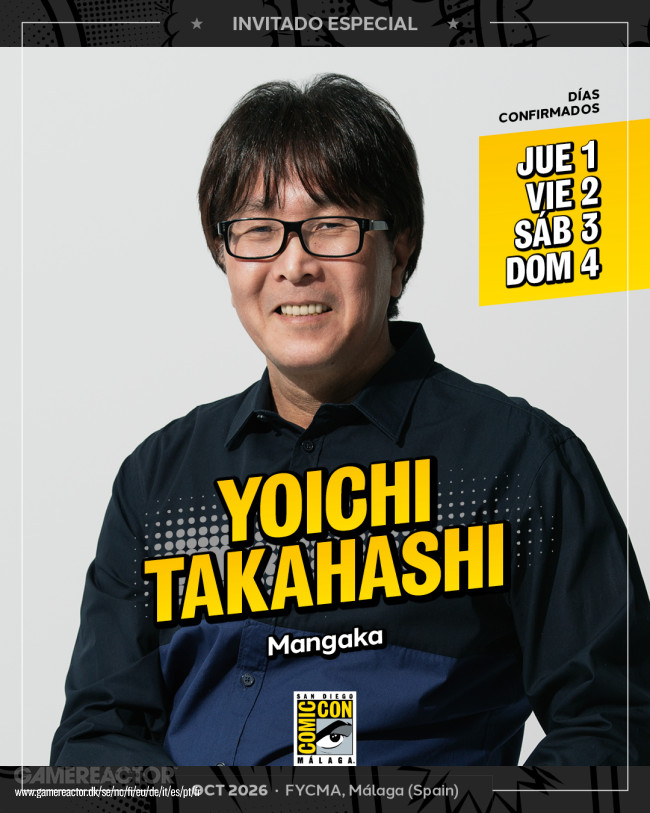San Diego Comic-Con Málaga confirma o criador de Captain Tsubasa: Yoichi Takahashi