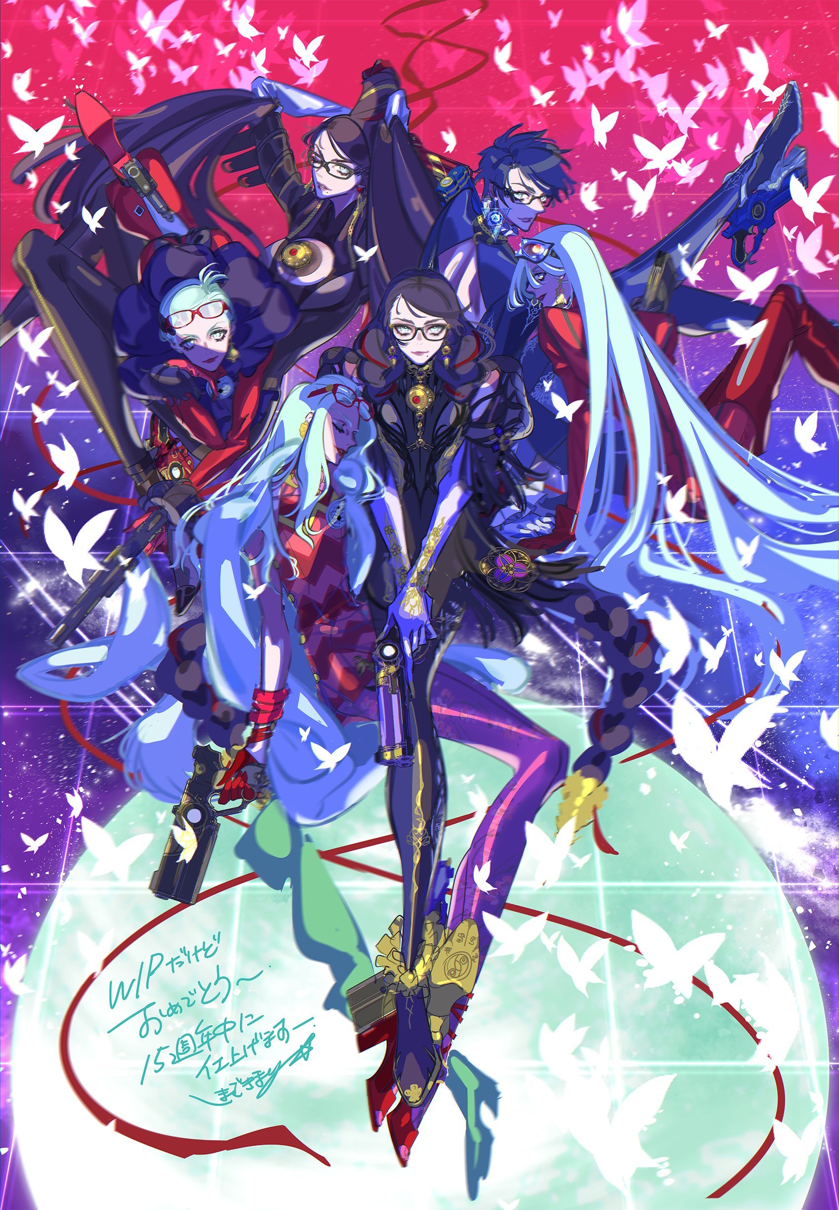 Bayonetta designer comemora 15º aniversário com nova arte
