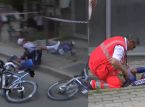 Mikel Landa sofre grave acidente na primeira etapa do Giro d'Italia