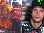 O l&iacute;der da MotoGP, Marco Bezzecchi, pede desculpas ao comiss&aacute;rio em l&aacute;grimas ap&oacute;s agress&atilde;o que levou &agrave; desclassifica&ccedil;&atilde;o