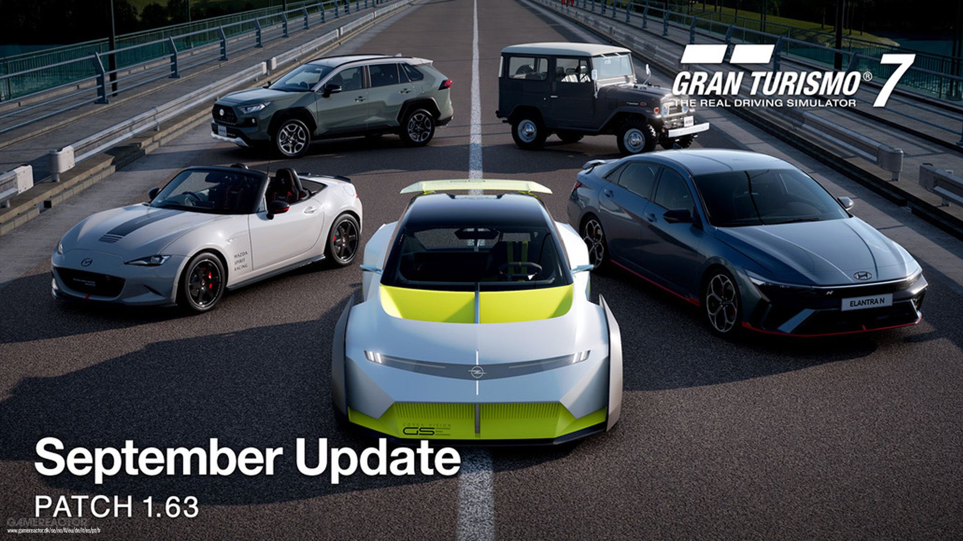 Estes são os novos carros na atualização de setembro Gran Turismo 7