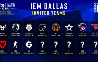 As equipes convidadas do IEM Dallas foram anunciadas