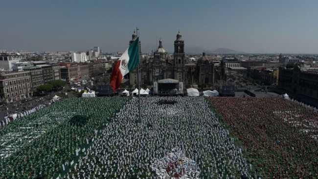 México quebra o recorde mundial do Guinness de 