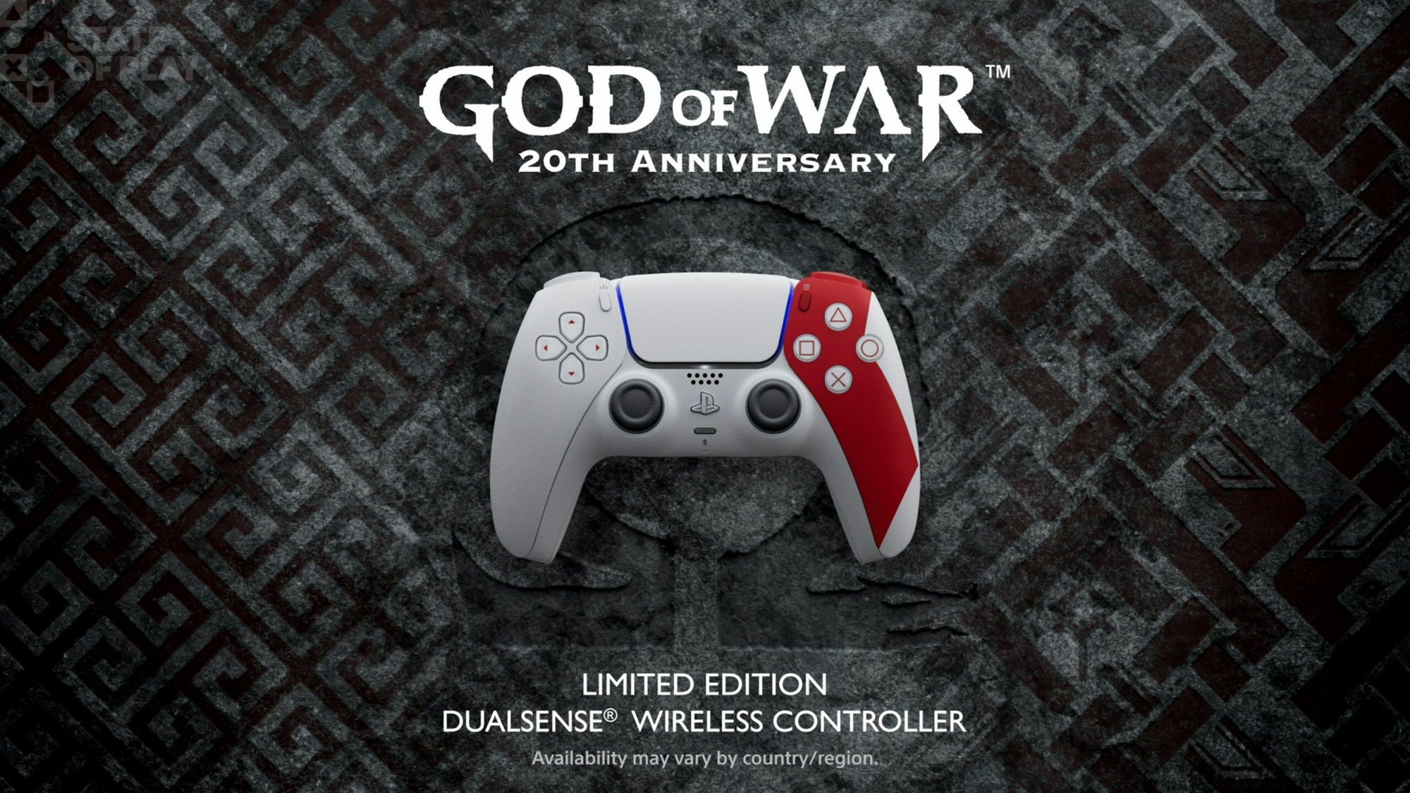 Sony anuncia controlador do 20º aniversário de God of War para PlayStation 5