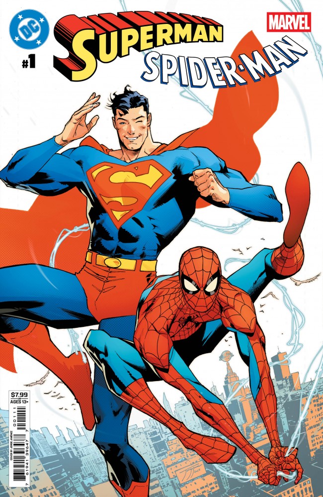 A DC revela a data de estreia de Superman/Homem-Aranha #1