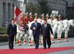 Kim Jong Un recebe Lukashenko