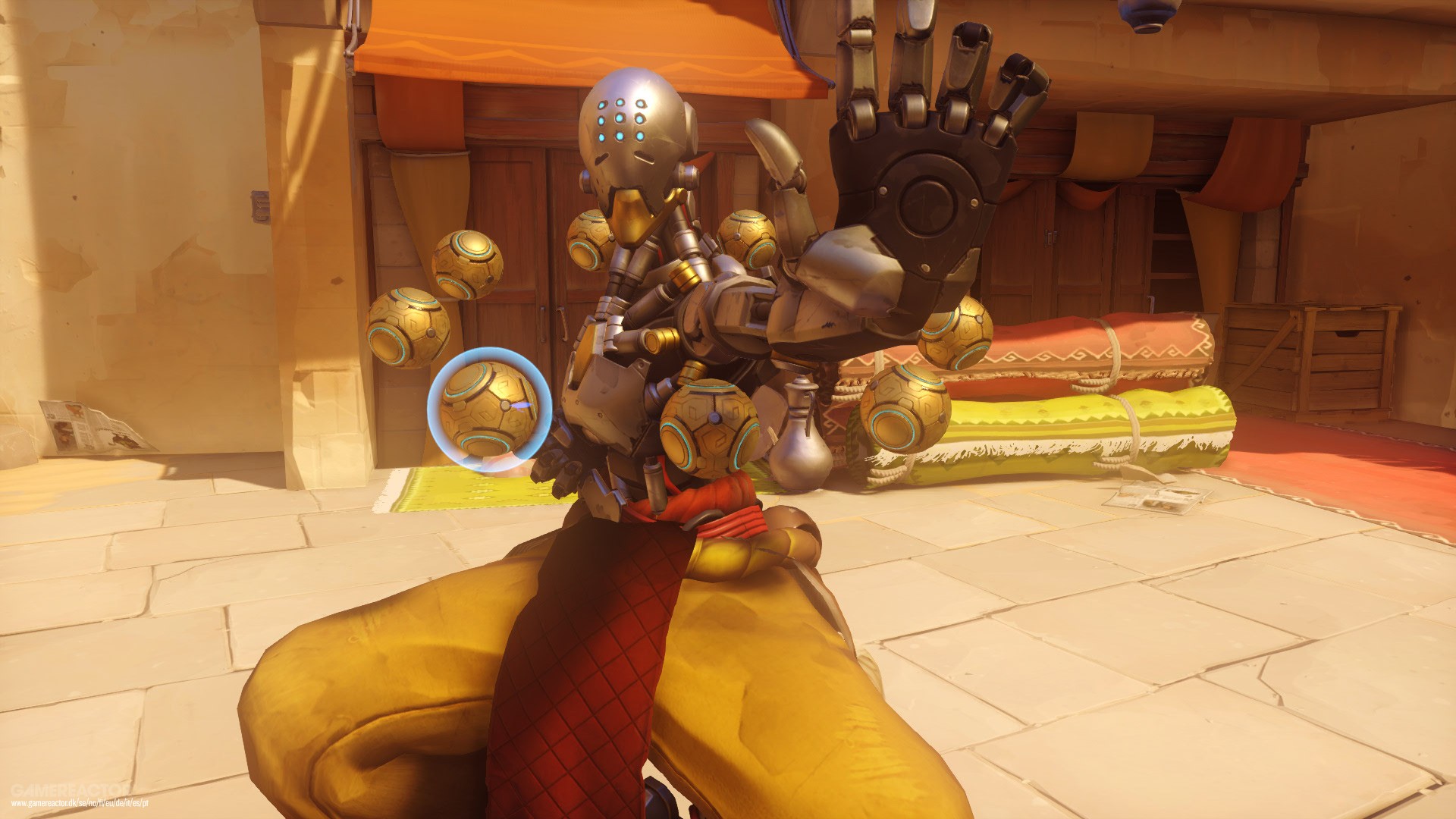 O dublador de Zenyatta no curta de animação do personagem: "Está feito até onde eu sei"