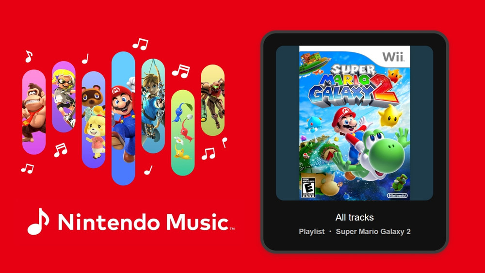 A trilha sonora de Super Mario Galaxy 2 já está disponível com o Nintendo Music
