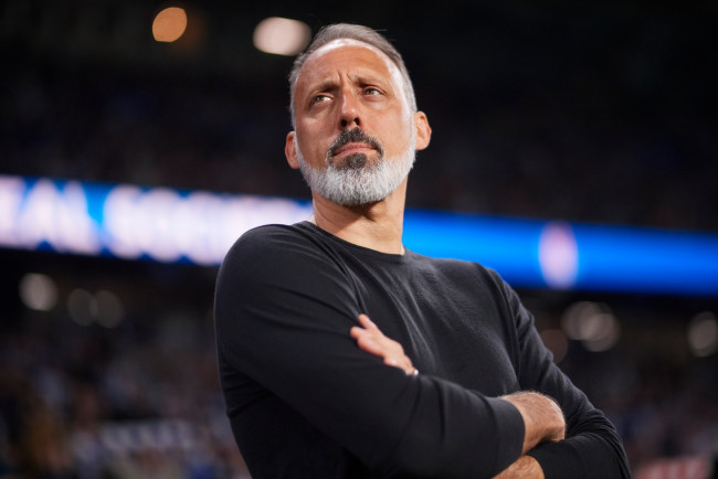 Pellegrino Matarazzo, da Real Sociedad, primeiro técnico americano a conquistar um grande título europeu