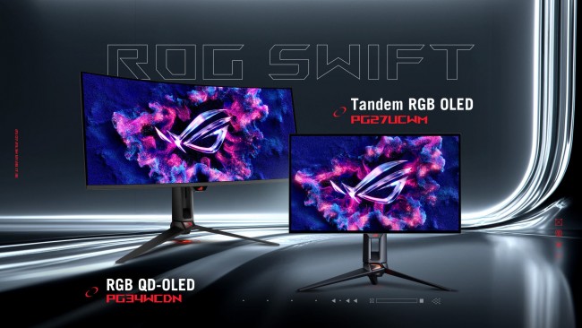 Monitores gamers tandem RGB OLED em breve chegarão ao mercado