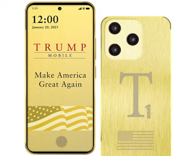 Trump Mobile adia o lançamento de smartphone dourado "Made in-USA" de US$ 499