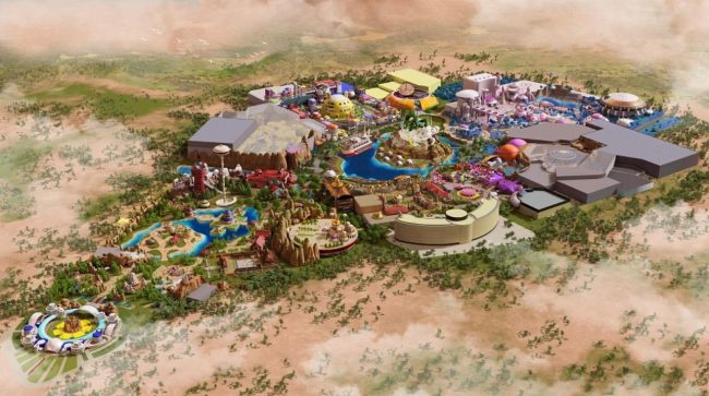 Parque temático Dragon Ball ganha novo visual do mapa completo