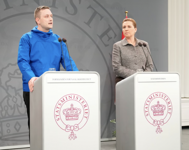 A Groenlândia diz que escolhe a Dinamarca em vez dos EUA