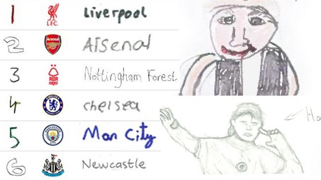 A Premier League exibirá obras de arte dos alunos do ensino fundamental durante todo o fim de semana, e é por um bom motivo