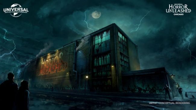 Universal anuncia planos para abrir local de Horror Unleashed em Chicago