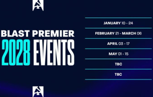 A BLAST fecha datas para quatro de seus torneios Counter-Strike 2 de 2028