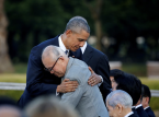Sobrevivente de Hiroshima abra&ccedil;ado por Obama, Shigeaki Mori, morre aos 88 anos