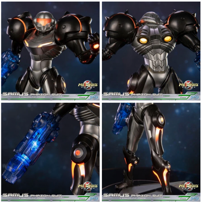 First 4 Figures revela sua figura exclusiva Samus Phazon Suit