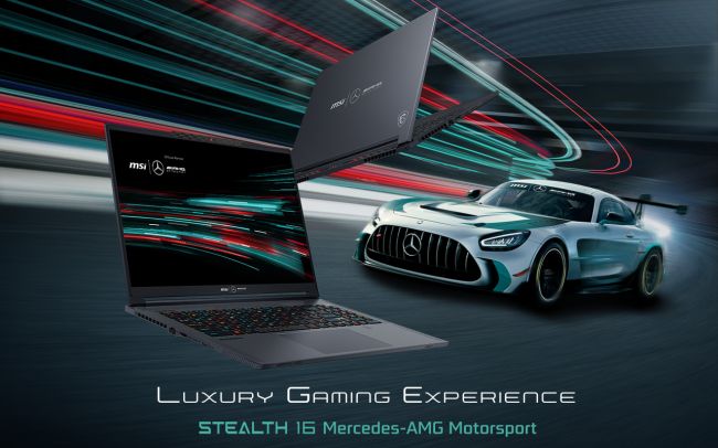MSI se une à Mercedes-AMG para laptop co-branded