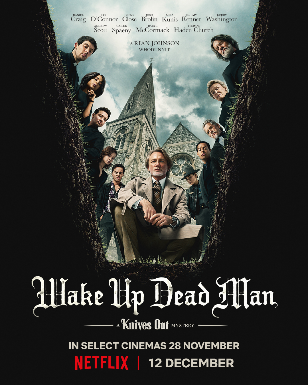 Netflix revela o enredo de Wake Up Dead Man: A Knives Out Mystery