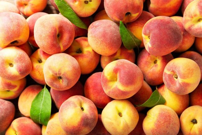 Pêssegos nucleares são colocados à venda por um preço surpreendentemente alto
