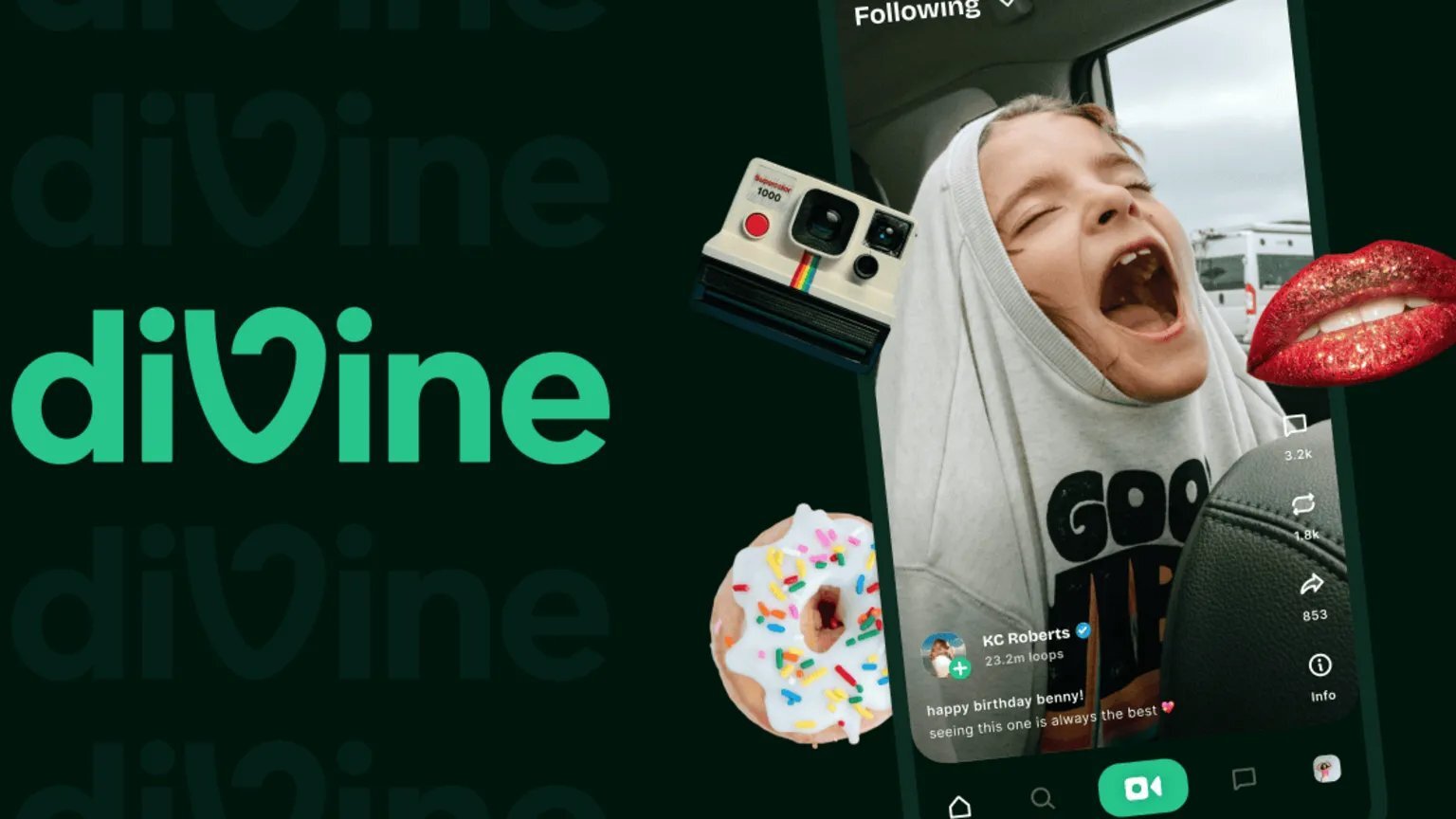 Novo aplicativo de vídeos curtos Divine busca "resetar" as redes sociais