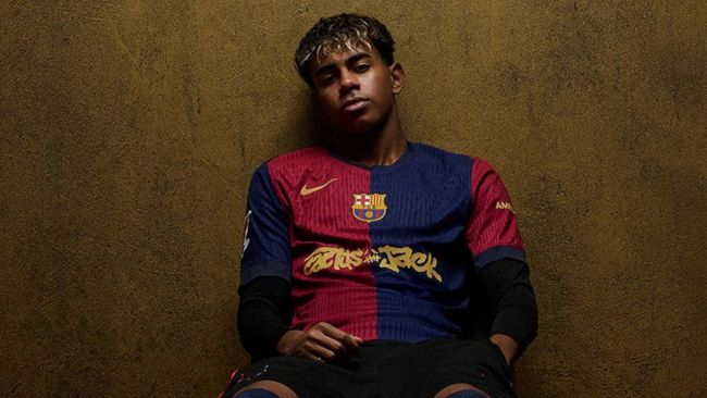 As camisolas de edição limitada de Travis Scott do FC Barcelona esgotam em minutos