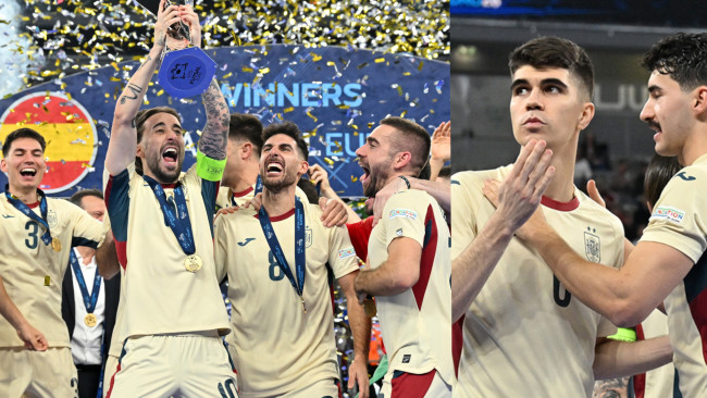 Espanha derrota Portugal e conquista o oitavo Campeonato Europeu de Futsal da UEFA
