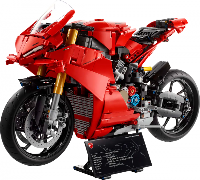 Lego e Ducati se unem para um conjunto Pangiale V4 S