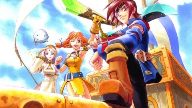 A Sega planeja reviver seu JRPG Dreamcast original Skies of Arcadia e renovou suas marcas registradas no Japão e no Ocidente