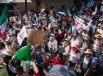 Milhares protestam no M&eacute;xico durante abertura da Copa do Mundo: Professores e fam&iacute;lias de pessoas desaparecidas em guerras contra as drogas