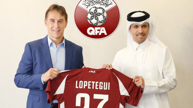 O ex-técnico do West Ham e do Real Madrid, Julen Lopetegui, contratado pela seleção do Catar