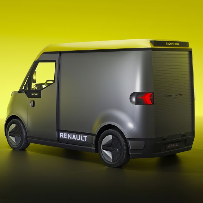 Renault anuncia conceito de furgão elétrico feito para moradores da cidade