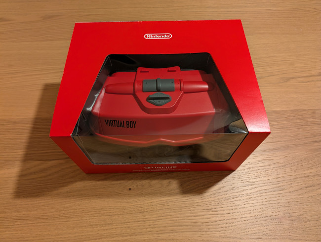 Desempacotamento e comparação: É assim que Virtual Boy para Switch é