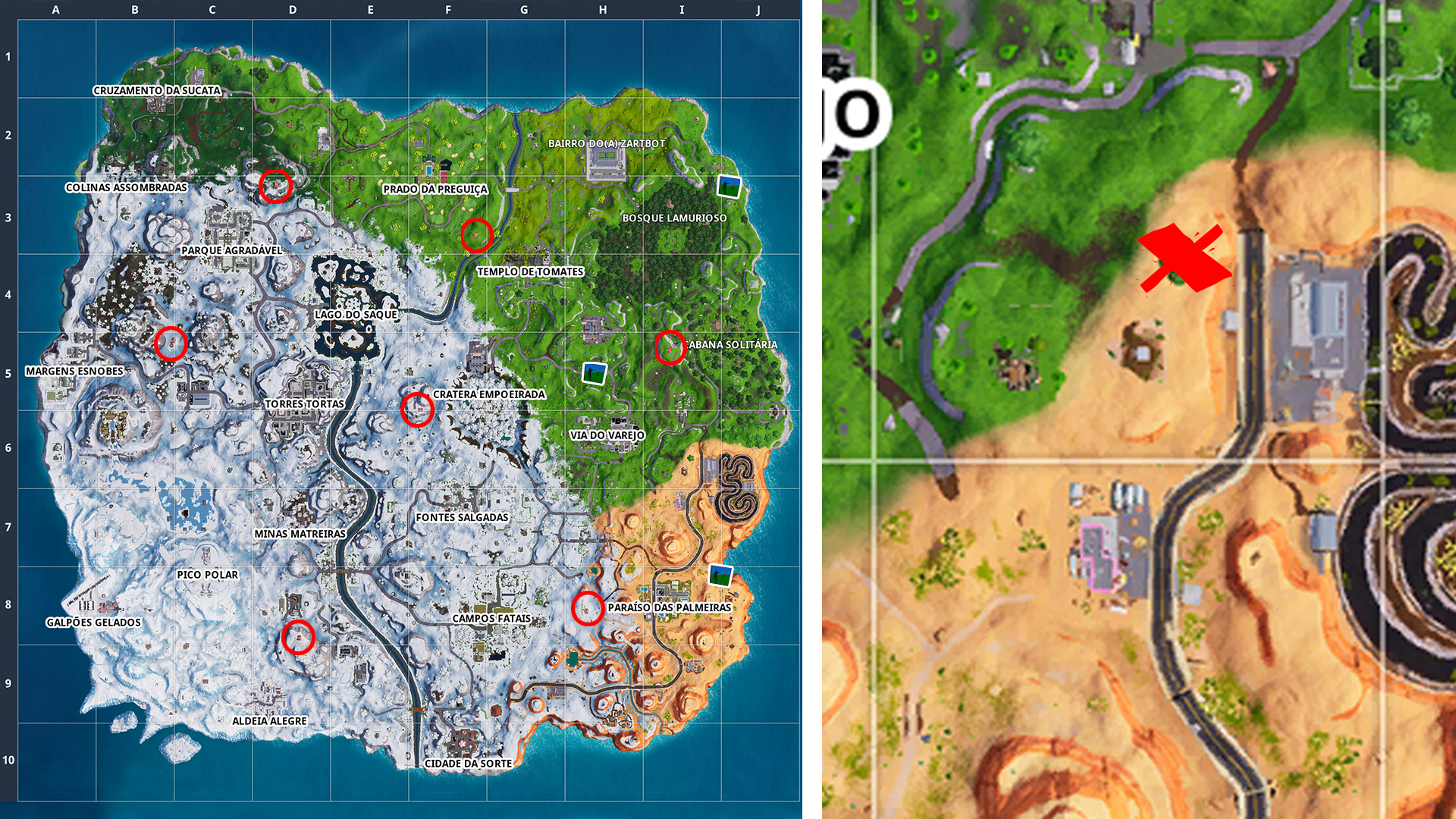 Desafios Fortnite Temporada 7 Semana 10 - 