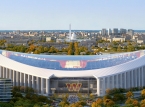 Washington Commanders revelam a primeira apresenta&ccedil;&atilde;o do novo est&aacute;dio da NFL, ainda sem nome.
