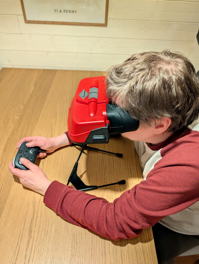Desempacotamento e comparação: É assim que Virtual Boy para Switch é