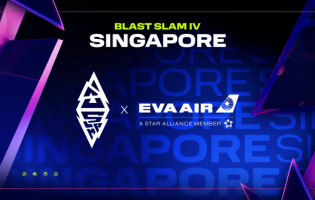 BLAST assina parceria Slam IV com EVA Air